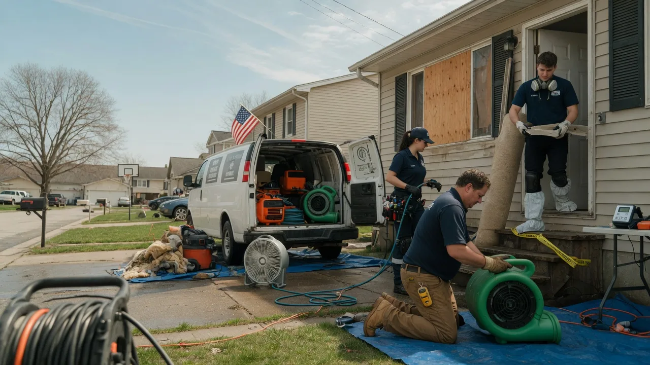 Water Damage Restoration in Fisher, WV near me